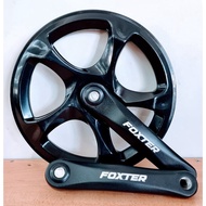 FOXTER E-bike / Folding bike 52 teeth Single Speed Double Cover Alloy Chain wheel 152mm SCW52FT
