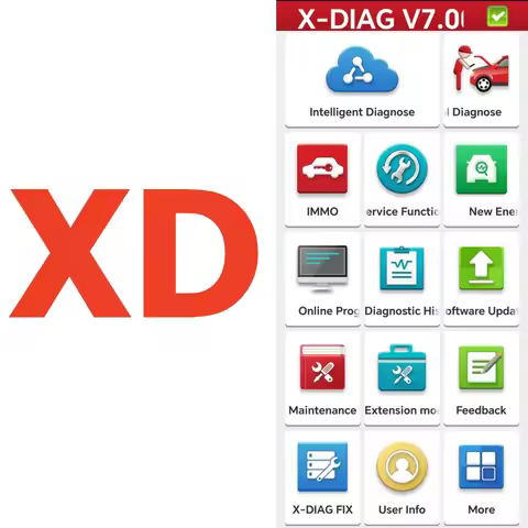 Xdiag 1 Year Subscription X-Diag Pro3 Software Activation Cars+EV+ HD Trucks For DBSCAR 5/7 Easydiag