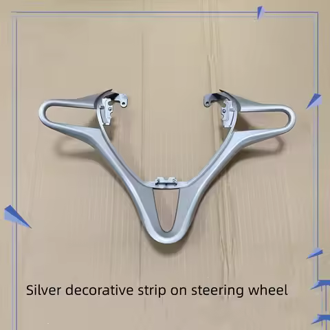 For Honda 2009-2014 2nd generation Fit JAZZ CITY Steering Wheel Silver Bright Strip Trim Strip