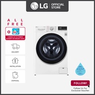 [Pre-Order][Bulky] LG FV1285H4W 8.5kg Washer + 5kg Dryer Slim AI DD Front Load Combo + Free 5 boxes of Fiji Power Laundry Detergent Sheet + Free Installation + Free Delivery + Free Disposal [Deliver from 24May]