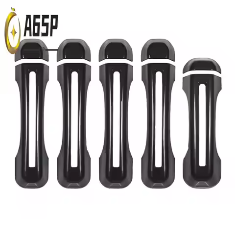 A65P-For Jeep Wrangler JL 2018-2023 4-Doors Tailgate Door Grab Handle Decorative Cover Trim Car Acce