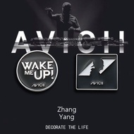AVICII AVICII Badge DJ Electronic Music Commemorative Brooch Metal Backpack Decoration Accessories B