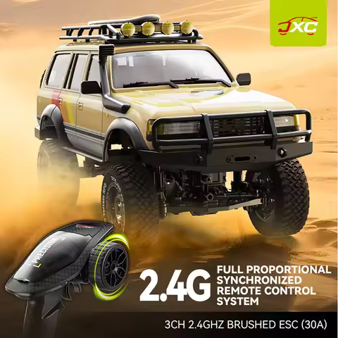 JXC 1/12 LC80 Simulation Land Cruiser 2.4GHz RTR RC Electric Remote Control Model Car Rock Crawler A