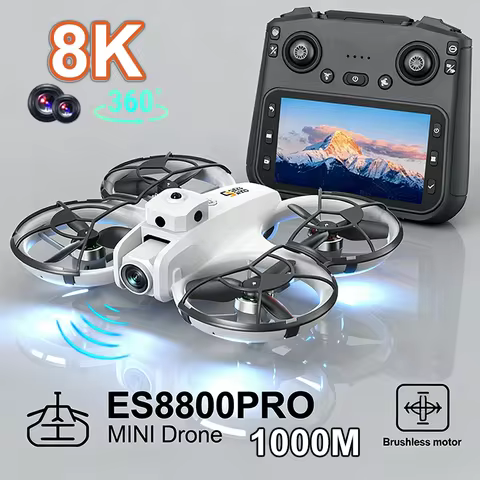 ES800Pro Drone WIFI GPS 8K 360° Dual Cameras Brushless Motor With QuickShot HD Video For Aerial Phot