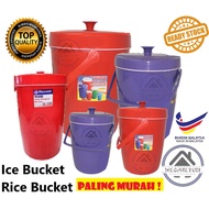 Rice Bucket Ice bucket Ice Container Hot & Cool Container tong nasi ais tong ais bekas nasi tahan pa