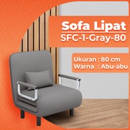 Sofa Lipat Minimalis- Sofa Bed Lipat - Kasur Sofa Lipat Minimalis - SofaBed Lipat Multifungsi 80CM