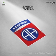 Ready Stock US Army 82nd Airborne Division Master Military Label 02 Off-Road Vehicle Car Body Sticke