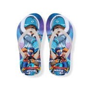 Boboiboy Ice Blue Flip-Flops For Kids