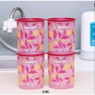 Tupperware: Petalz One Touch Canister Small 2L/Raya 2023 One Touch