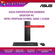 Asus ExpertCenter D500SER-0G7400001WS SFF Desktop PC (Pentium G7400, 16GB,512GB SSD, Intel, W11, HS)