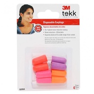 3M EAR PLUGS Soundproof Foam Earplugs 4 Pairs Assorted Colors