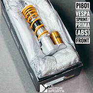 โช๊ค OHLINS หน้า+หลัง รุ่น Vespa Sprint/Prima ABS (PI801/PI802) ของแท้! จำหน่ายโดยตัวแทนจำหน่าย ส่งฟ