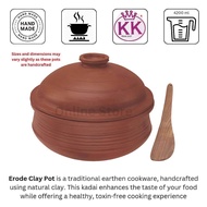 ERODE BELLY CLAY POT 4200ml - 27cm