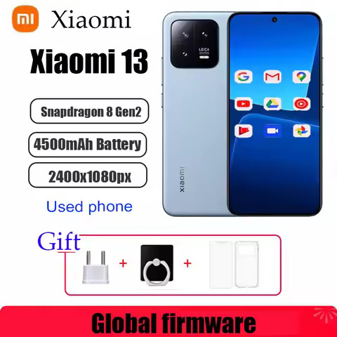 Global firmware Original Xiaomi 13 5G Smartphone 6.36 inches HyperOS 2.0 67W 4500mAh IP68 2400x1080p