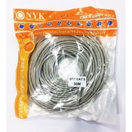 NYK UTP Cat 6 LAN Cable 30 Meters Long CAT6 LAN Cable 30m