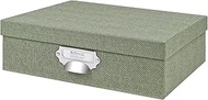 Rössler S.O.H.O. 1343452670 Storage Box with Handle and Inscribable Insert Label Special Line Sage 3