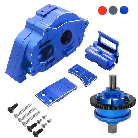 Metal Center Gearbox and Differential Set 57T for Arrma 1/10 Kraton Outcast 4S V2 BLX 1/8 Mojave 4S 