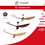 Elmark Viper 168 Ceiling Fan 56" With Remote Control 3 Blades VIPER168 (BMC / ORB / PINEWHITE)