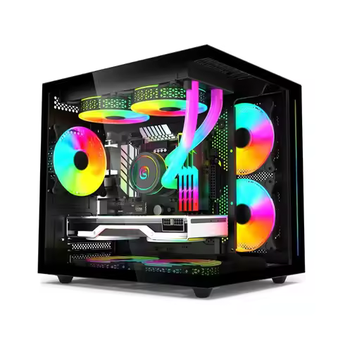 Best Price I9 Level Intel Xeon E5 2695 Cpu 12 Core 48g Ram 512g 1tb Ssd Rx580 8g Video Card Gaming D