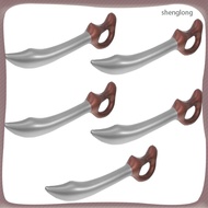 🖼️ 5Pcs PVC Inflatable Pirate Swords Coffee Color Party Props for Kids Role Play