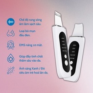 Máy Sủi Da Cà Da Ultrasonic Điên Di Tinh Chất Làm Sạch Sâu Da Mặt Lấy Đi Da Chết Bụi Bẩn Mụn Ẩn (