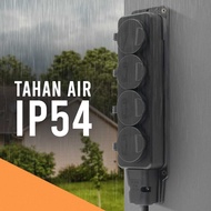 Waterproof OutdoorStop Kontak 4 Holes IP54 Socket Waterproof Anti-Dust