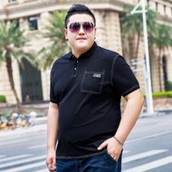 VSheng 2XL To 7XL Plus Size Polo Shirt For Men 140kg Summer WIth Pocket Casual Loose Big Size Man To