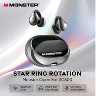 Monster AC600 Noise-Proof Clip-On Earphones Sport Bluetooth 5.4 Wireless Earphone With Mic Waterproo