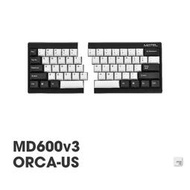 |MOJO| Mistel Barocco MD600v3 RGB ORCA 人體工學 分離式機械鍵盤 CHERRY MX軸 黑殼 RGB 靜音紅軸