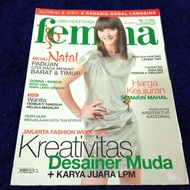 Majalah FEMINA no.49 des 2009 cover:LENNA TAN