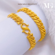 Merlin Goldsmith 22K 916 Gold 8MM MILO BRACELET