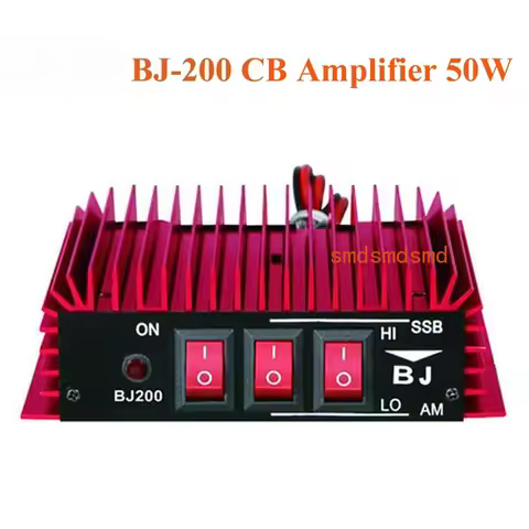 BJ-200 50W CB Radio Power Amplifier HF Amplifier 3-30 MHz AM/FM/SSB/CW Walkie Talkie CB Amplifier