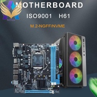 [Anifcas.my] H61 Motherboard 16GB Micro-ATX Desktops MainBoard LGA1155 Socket I3/I5/I7 CPU