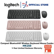 LOGITECH MK250 COMPACT BLUETOOTH WIRELESS KEYBOARD MOUSE COMBO ( GRAPHITE (GREY) / OFF-WHITE / ROSE 