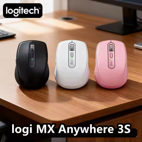 Logitech MX Anywhere 3S Wireless Mouse, MagSpeed Scroll, USB-C Fast Charge, Mac/Windows (Multi style