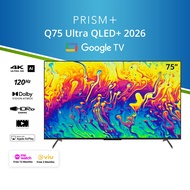 PRISM+ Q75 Ultra 2026 Q-Ultra Series QLED+ | 4K AI Google TV | 75 inch TV