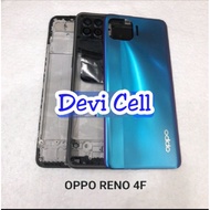 OPPO RENO 4F FULLSET CASE / A93 BACKDOOR BACKDOROriginal + LCD FRAME + SIDE BONE BEZEL ORIGINAL HOUS