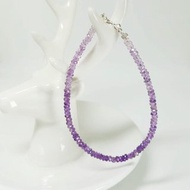 【純銀系列】印度進口紫水晶漸層手鍊
