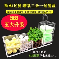 Fish Tank Aquarium Overflow Box Filter Tank Filter Box Top Mount Circulation External Filter Wall-Mo
