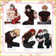 PS1 Genshin Impact Figure Model Toy Acrylic Stands Anime Plate Holder Ajax Zhongli Alhaitham Home De