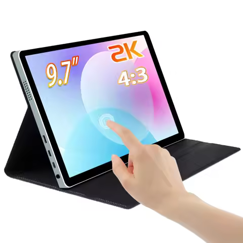 2K Portable Monitor 9.7-inch 4:3 Touchscreen 2048X1536 HD Extension Monitor for Raspberry Pi XBox PS