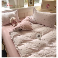 Cadar 2100TC HQ Cotton 7in1 Comforter set Getah KeLiling Bedsheet tinggi 16inci