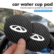 2pcs Car Cup Holder Anti Slip Insert Coasters Pads For Chery QQ Arrizo Fulwin QQ Tiggo Amulet M11 Ea
