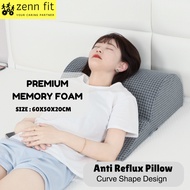 Bed Wedge Pillow for Sleeping Post Surgery Adjustable Memory Foam Bed Wedge Triangle Elevated Pillow