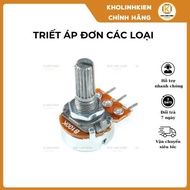 Combo of 3 single potentiometers, speed control potentiometers B5K B10K B20K b50k b100k Kholinhkien
