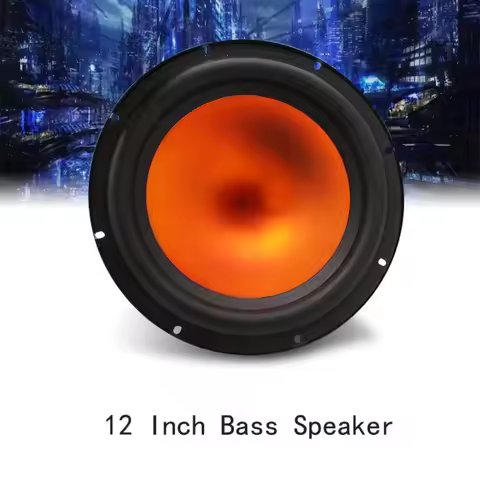 12" Car Subwoofer Speaker High-Quality High-Power Bass Speaker 12V Effective Power 180W