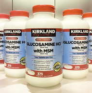🔥🔥Exp.11/2027 Kirkland Glucosamine 1500mg + MSM 1500 mg 375 เม็ด