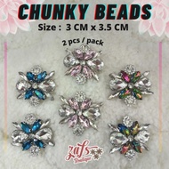 Chunky Beads Jasmine / Hiasan Baju