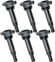 N51WSTAR 2pins Ignition Coil Packs Set Of 6 Compatible With HYUNDAI ENTOURAGE SANTA FE FOR KIA MAGEN