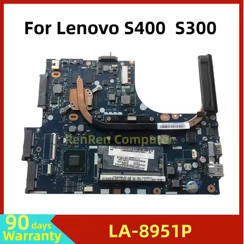 VIUS3 VIUS4 LA-8951P For Lenovo Ideapad S400 S300 Laptop Motherboard with I3 I5 CPU HD7450M 1G GPU 1